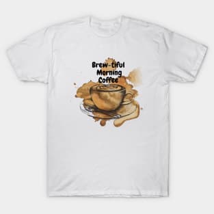 Coffee Cafe Vintage Since Style T-Shirt